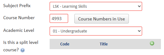 CourseSplitLevelField